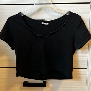 Ardene Basic Black Crop Top